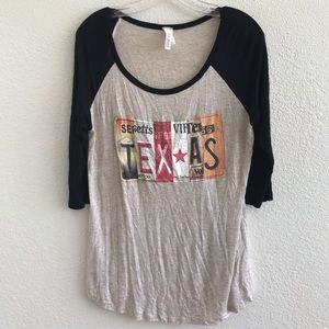 3/$20 Texas License Plate Shirt